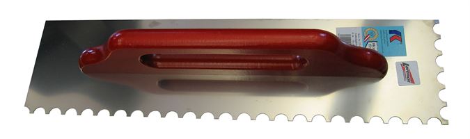 Gleter Profi 500x130x0,7mm R12 RF nazubljeni - ručka pričvršćena vijkom 25kom/karton, Z1748354