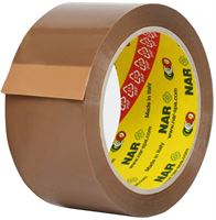 Traka za pakiranje smeđa 50mm x 66m, 36rola/kart, !Ne odogovaramo za svježe nanesenu boju!, Z347001