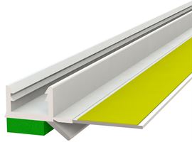 Letvica za žbukanje i zaštitu 10mm, vanjska ZELENA, DL, flex., 2,5m/štg 60štg/kart 42kart/pal, Z3775250LO