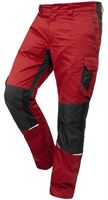 Bundhose QUALITEX IND, rot/anthrazit, 250 g/m², Gr. 48, Z42014-RABH48