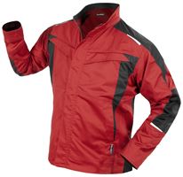 Bundjacke QUALITEX IND, rot/anthrazit, 250 g/m², Gr. L, Z43014-RABJL