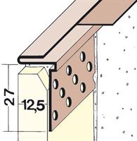 Završni profil PVC 3766 3,00m/štanga, 35štangi/karton 70kart/pal, Z43766300
