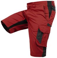 Arbeitsshorts QUALITEX IND, rot/anthrazit, 250 g/m², Gr. 58, Z47014-RAAS58