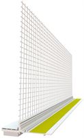 Letvica za žbukanje i zaštitu s mrežicom 8x8mm 2,4m/štg, 25štg/kart, 40kart/pal, Z524