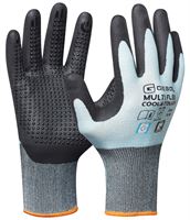 Radne rukavice za montažu MULTI FLEX COOL&TOUCH, plavo/crne, EN388+407, vel. 9, 12pari/pak, 72pari/karton, Z709377T