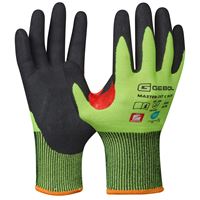 Radne rukavice za montažu MASTER CUT C PLUS, zeleno/crne, EN388, vel. 8, 12pari/pak, 72par/karton, Z709820