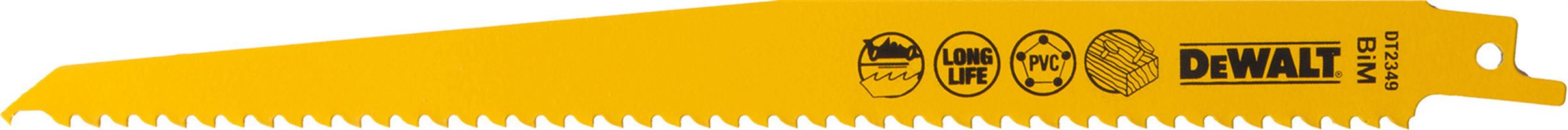 Sabljasti list pile DEWALT® 228x 3,6-5,1mm (drvo) 100kom/pak, ZDT2320-QZ