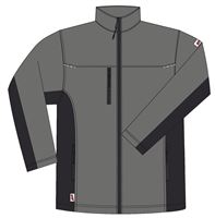 Softshell jakna LO-ACTIVE antracit/crna 300 g/m² vel. 58 5kom/pak, ZLO-ACTAS-SJ58