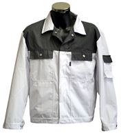 Radna jakna LO-PROTEC bijelo/siva 245 g/m² vel. 56, ZLO-PROTEC-BJ56