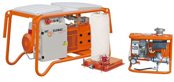 PFT SILOMAT TRANS PLUS DF Q 105 5,5kW s usisnom haubom i priborom, Z00238164SET