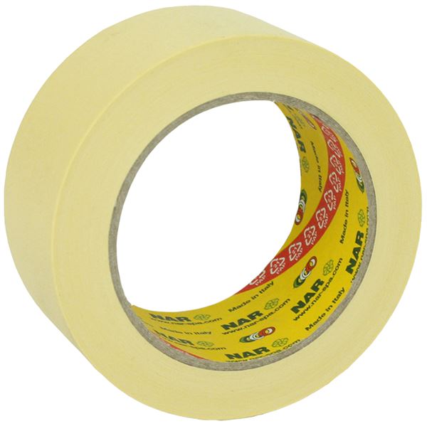Zaštitna traka krep NARMASK 30mm x 50m, 30kom/kart, Ne odgovaramo za svježe nanesenu boju!, Z0052