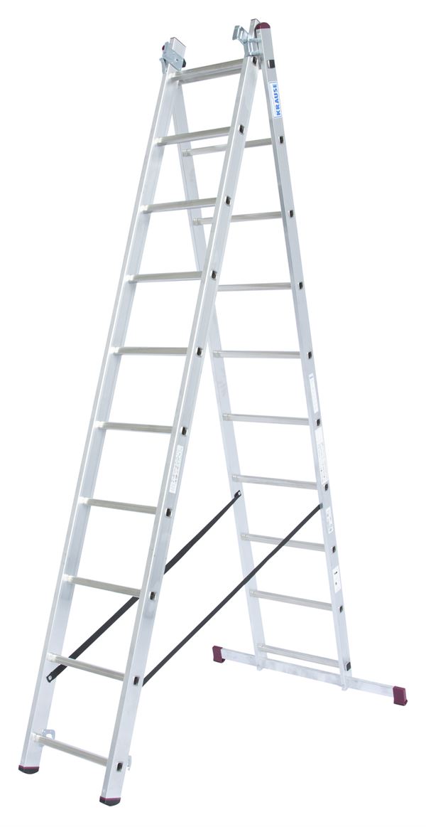 Ljestve višenamjenske Alu KRAUSE® CORDA® 3x10 gazišta 2,80-6,15m, 16,0kg, Z033406