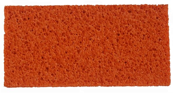 Rezervna spužva crvena gruba za filc 280x140x18mm, 191kom/karton, Z0910628