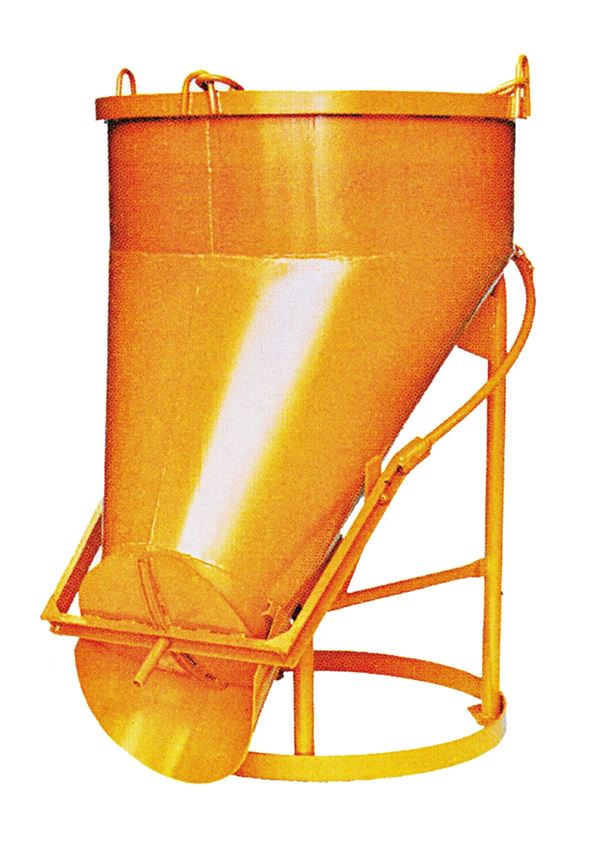 Silos za beton 1021.12, 1000l okrugli s polugom, Z10211000