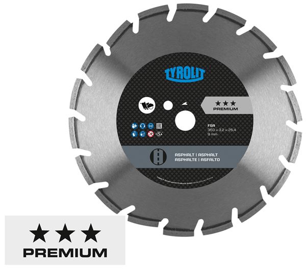 Dia rezna ploča za asfalt C7SW 400x3,2x25,4mm FSA TYROLIT, Z14169
