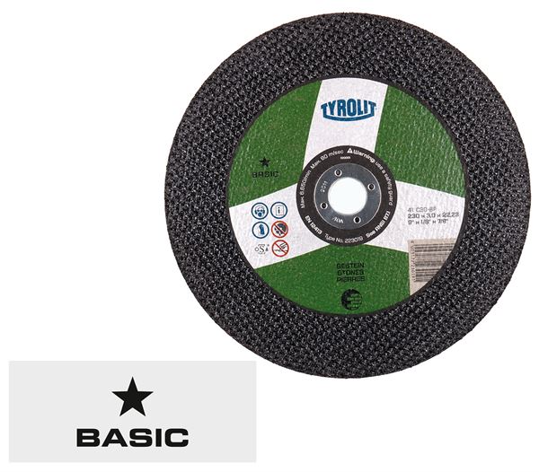 Rezna ploča za kamen 41 115x2,5x22,23mm ravna C30-BF TYROLIT, Z223012