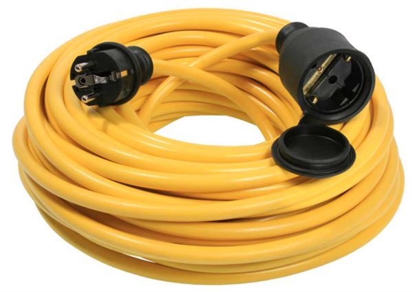 Građevinski kabel 3x2,5, 25m sa šuko utičnicom i utikačem 16A, Z3252516