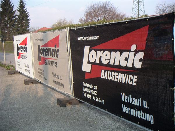 Mreža za ogradu 340x175cm, digitalni tisak, 11-20kom 330g/m², Z34017510