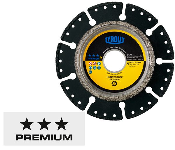 Rezna ploča kombinirana za rezanje i skošenje UC3 125x3,0x22,23mm DCCI COMBI TYROLIT, Z34228075