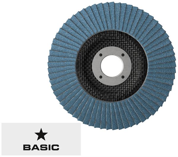 Lepezasta brusna ploča 27A 125x22,23 ZA60Q-B Basic TYROLIT 10kom/pakiranje, Z34318370