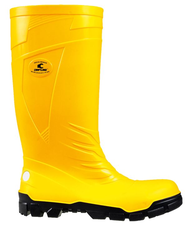 Radne čizme PVC RONCO CRAFTLAND® žute, EN ISO 20345 S5 SRC, vel. 45, Z3531045