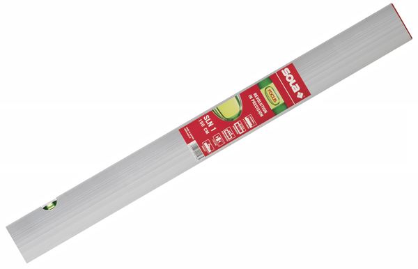 Letva za glazure s libelom SLN 1 SOLA 250cm, Z371251
