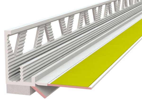 Letvica za žbukanje i zaštitu 10mm,DL, flex., ES, 2,5m/štg 60štg/kart 21kart/pal, Z3723250LO