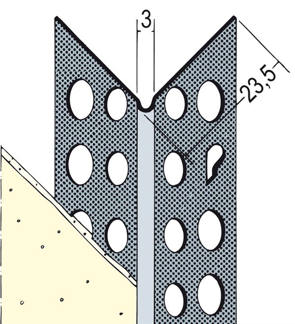 Alu kutnik 90° 23x23mm 2,75m/štg 50štg/bunt 136bunt/pal, Z49779275