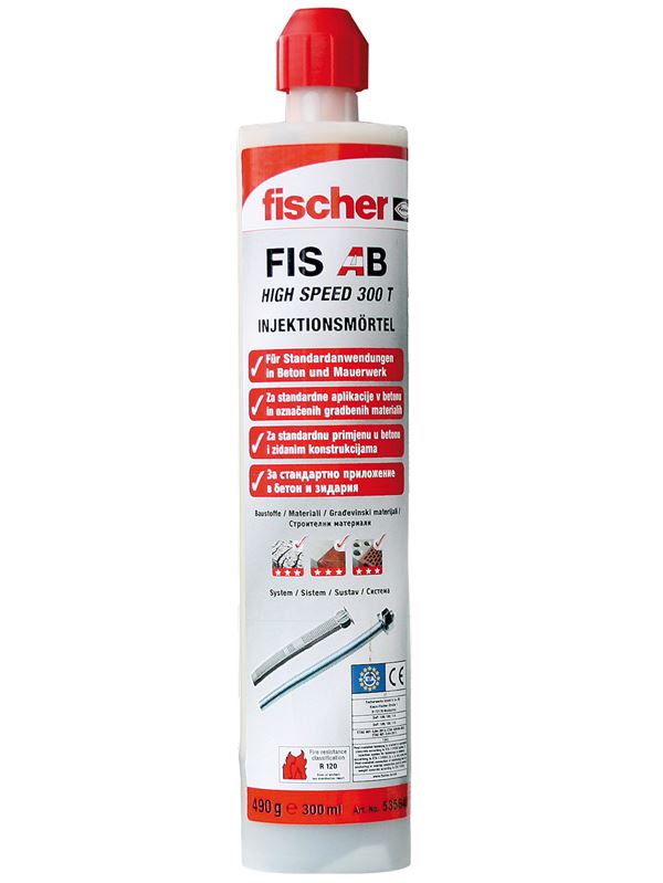 =§= Injekcijski mort FISCHER FIS AB W 300 T AUSTRIA BOND zimska izvedba 300ml s 2 miksera 12kom/karton, Z535648
