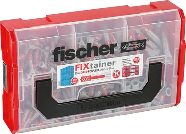 Kutija za tiple FIXtainer DUOPOWER 120kom 6x30, 60kom 8x40, 30kom 10x50 4paki/kart, Z535968