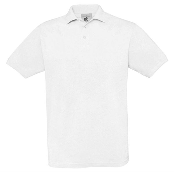 Polo majica Piqué SAFRAN bijela, 180g/m², vel. M, 10kom/karton, Z54942M