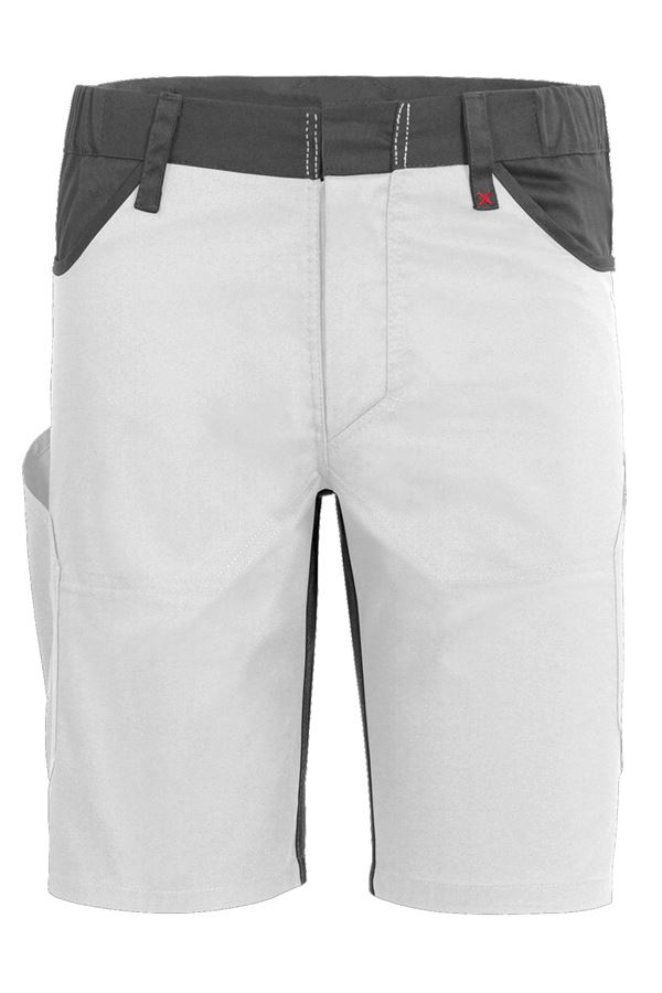Arbeitsshorts QUALITEX X-Serie, weiß/grau, 245 g/m², Gr. 56, Z61936QX456