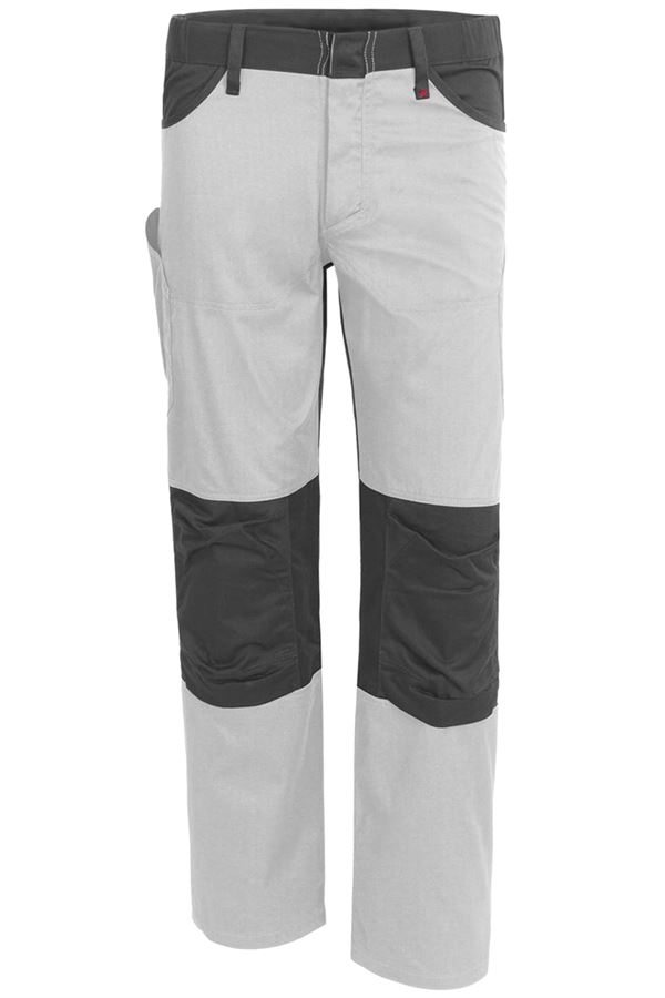 Bundhose QUALITEX X-Serie, weiß/grau, 245 g/m², Gr. 48, Z61938QX448