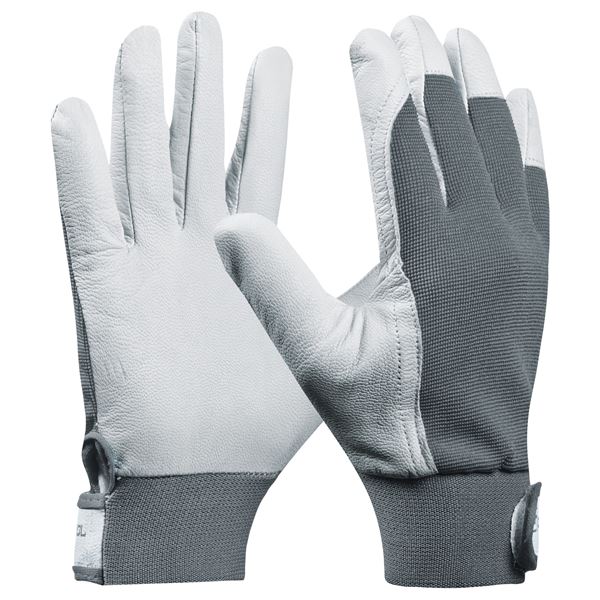 Radne rukavice UNI FIT COMFORT kozja koža, sive, EN388, vel. 11, 12pari/pak 120pak/karton, Z703434