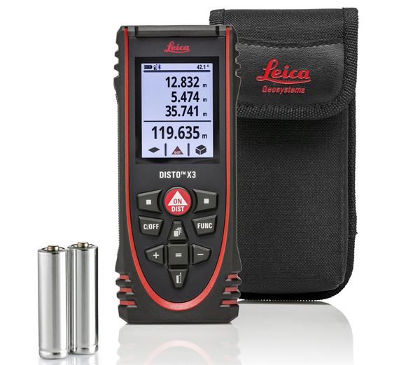 Laserski metar DISTO X3 uključujući baterije, remen za ruke, torba, Z850833