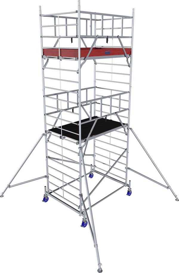 Alu pokretna skela KRAUSE® MONTO® PROTEC® XXL širina 2,00x1,20m, RV= 6,30m, Z945136