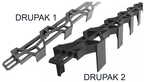 Držač razmaka DRUPAK 1 25mm bez PVC 2m/štg, utaknut, 100m/bunt, 54bunt/pal, ZDPF25200
