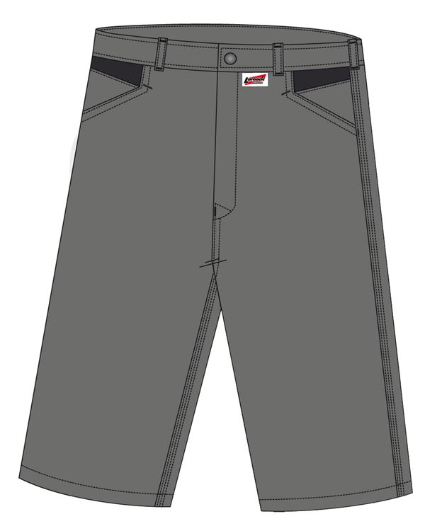 Kratke hlače LO-ACTIVE antracit/crne 245 g/m² vel. 56 5kom/pak, ZLO-ACTAS-AS56