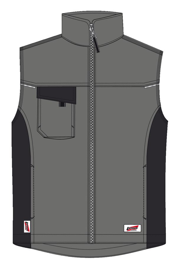 Zimski prsluk LO-ACTIVE antracit/crno 245 g/m² vel. 54 5kom/pak, ZLO-ACTAS-WW54