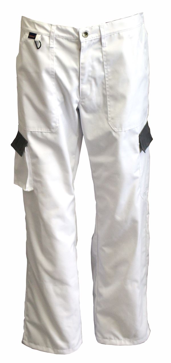 Radne hlače LO-PROTEC bijelo/sive 245 g/m² vel. 46, ZLO-PROTEC-BH46